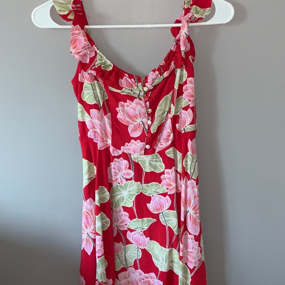 Floral off the shoulder dress